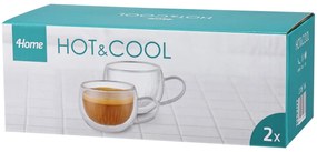 Pahare termo pentru cappuccino 4Home Hot&Cool 270 ml, 2 buc.