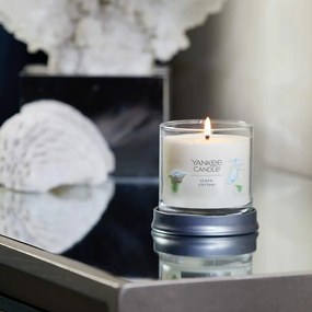 Lumânare parfumată Yankee Candle Signature Tumbler în borcan Clean Cotton, 122 g