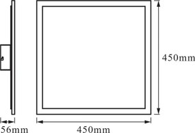 Osram - LED RGBW plafonier reglabil SMART+ PLANON LED/28W/230V 45x45 cm Wi-Fi