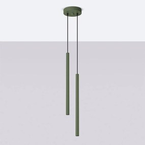 Lustră verde ø 15 cm Fideus – Sollux