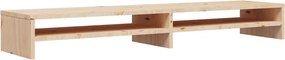 vidaXL Stand pentru monitor, 100x24x13 cm, lemn masiv de pin