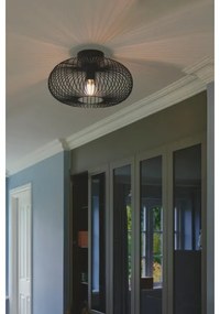 Nordlux - Plafonieră BERONI 1xE27/60W/230V Ø 40,3 cm negru