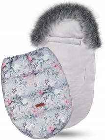 ShopJK SAC DE IARNĂ PENTRU CĂRUCIOR - LAVENDER GARDEN - 016541
