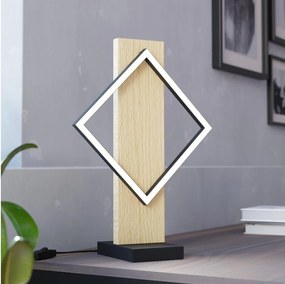 Eglo 901932 - Lampă LED de birou BOYAL LED/13W/230V negru/bej