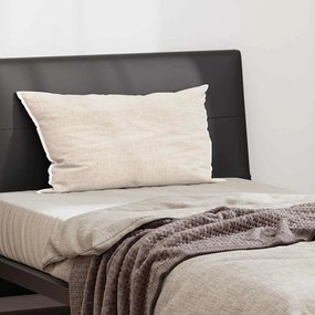 vidaXL Pernă cu pernă Alb 40 x 80 cm 130gsm 100% bumbac