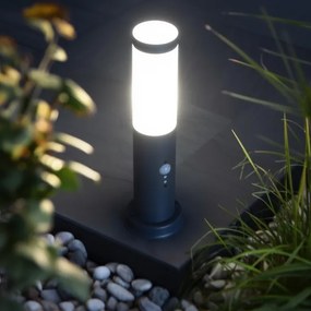 Brilagi - Lampă de exterior cu senzor NOVA 1xE27/15W/230V, 40 cm, IP44, antracit