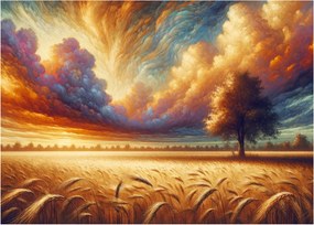 Tablou – Arbore pe câmp (70x50 cm)