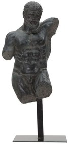Figurina decorativa neagra din polirasina, 26x22x57,5 cm, Museum Man Mauro Ferretti