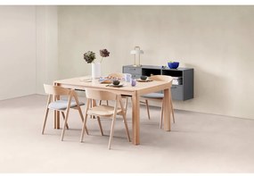 Masă de dining extensibilă cu blat cu aspect de lemn de stejar 96x160 cm Join by Hammel – Hammel Furniture