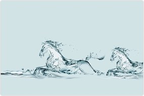 Tablou - Cai din picături de apă (90x60 cm)