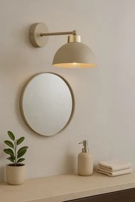 Brilagi - Lampă de perete MOON 1xE27/60W/230V bej/auriu