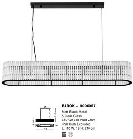 Lustra moderna design deosebit BAROK