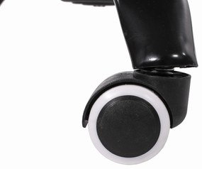 OFERTA Scaun de birou alb-gri AVOLA din piele ecologica clasa II