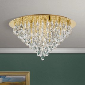 Lustra aplicata cristal K9 design elegant CELESTE D-75 aurie