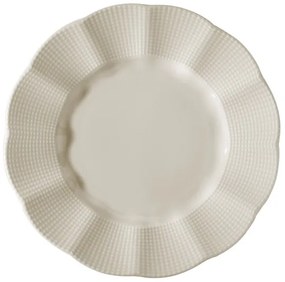 Set de veselă, 24 piese, porțelan alb