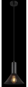 Lustră pe cablu JEDD 1xE27/60W/230V negru Globo 15648H1