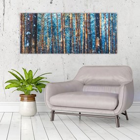 Tablou - Pădurea iarna (120x50 cm)