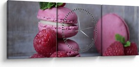 Tablou cu macarooni (cu ceas) (90x30 cm)