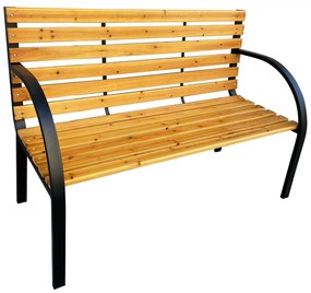 Bancă de grădină Denegacion (negru). Promo -10%. 1117490