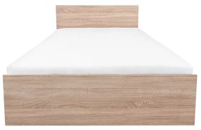 Pat dublu Miami fără cadru de pat 140x200 cm stejar sonoma-stejar sonoma