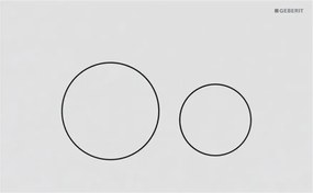 Clapeta de actionare Geberit Sigma40 Slim alb finisaj mat