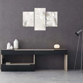 Tablou - Lalele între bule (90x60 cm)