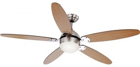 Lustra Ventilator cu palete ventilatie in doua culori Azura 0308 GL