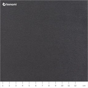 Canapea extensibilă din catifea în formă de „U” cu șezlong pe partea dreaptă Miuform Lofty Lilly, gri închis