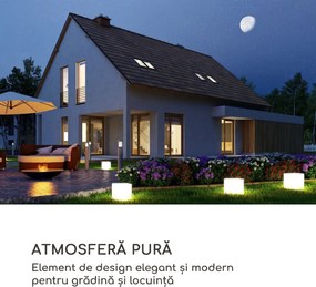 Blumfeldt Shinecube XL cub luminos 40x40x40cm LED 16 culori 4 moduri de lumină alb