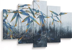 Tablou - Bambus pe perete (150x105 cm)