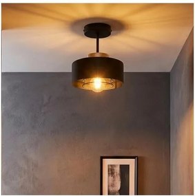 BRILAGI - lustră aplicată SPRING 1xE27/60W/230V Ø 20 cm negru/auriu