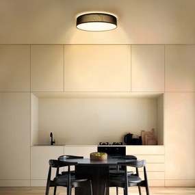 Plafonieră LED dimabilă Solight WO8014 PENLEY LED/48W/230V d. 40 cm negru + telecomandă