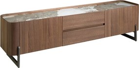 Comoda TV deosebita design LUX Walnut-Marble