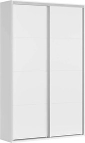 Dulap FLEX, alb, PAL, cu 2 usi, 150x45x240 cm