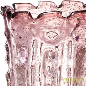 Vaza design elegant Baymont S roz pal 112578 HZ