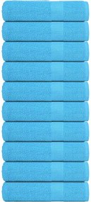 vidaXL Prosoape de duș, FROGN, 10 buc., turcoaz, 70x140 cm, 360 g/m²