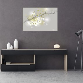 Tablou - Crenguțe înflorite (90x60 cm)