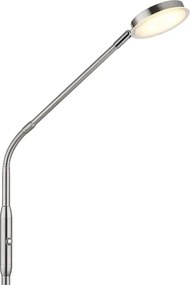 Globo 58504SN - Lampă de podea LED cu control tactil și variator SILVIO LED/6,5W/230V crom mat