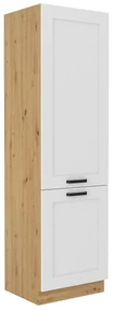 Dulap înalt Lesana 2 (stejar artisan + alb) . 1116410