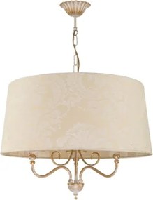 Brilagi - Candelabru suspendat pe lanț SONIA 3xE27/15W/230V Ø 56 cm crem cu patină