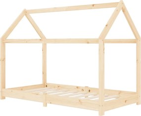 vidaXL Cadru de pat de copii, 80 x 160 cm, lemn masiv de pin