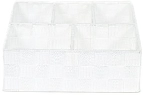 Compactor Organizator pentru lenjerie și accesorii TEX 32 x 25 x 8 cm, alb