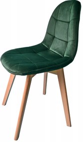 JAKS SCAUN VELUR CLASSIC VERDE, STILUL SCANDINAV