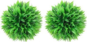 vidaXL Bile arbuști cimișir artificial, 2 buc., 30 cm