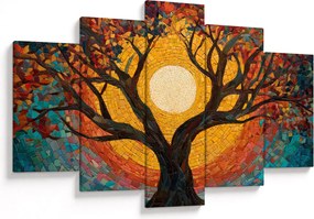Tablou - Soarele în coroana arborelui vieții (150x105 cm)