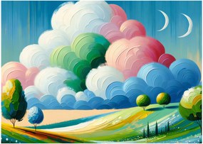 Tablou - Peisaj cu nor (70x50 cm)