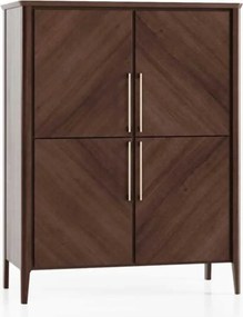 Bufet lemn masiv Selvawood, 110 × 49,5 × 140 cm