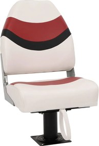 vidaXL Set cu scaun pentru barcă, pliabil, 4 piese, spătar înalt