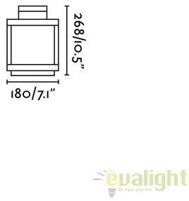 Lampa LED portabila iluminat exterior stil clasic KERALA 74454