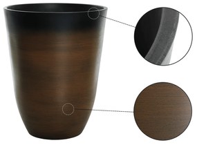 Ghiveci, plastic / maroniu, PIEDOR